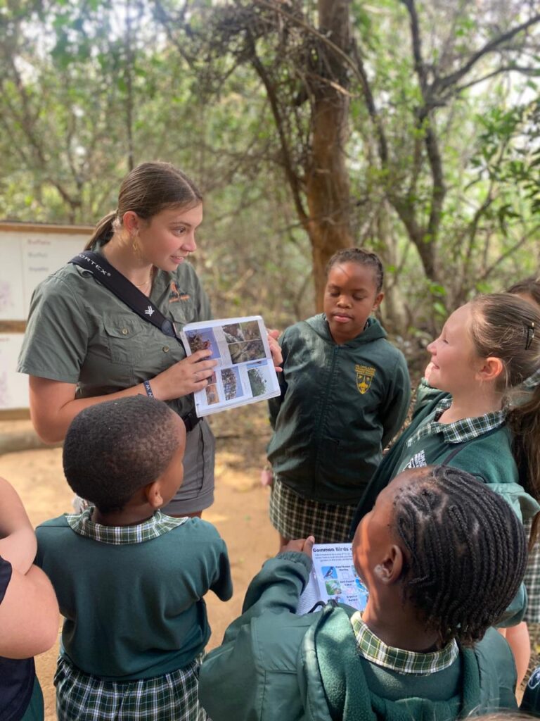 Bhejane Guides facilitating Nature Education Lessons